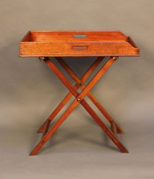 A Good 19thc. Mahogany Butler’s Tray