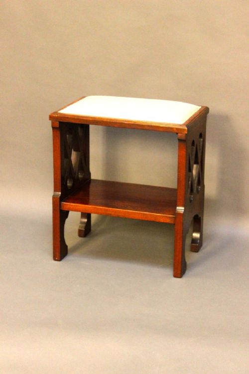 A 19thc Mahogany Piano Stool