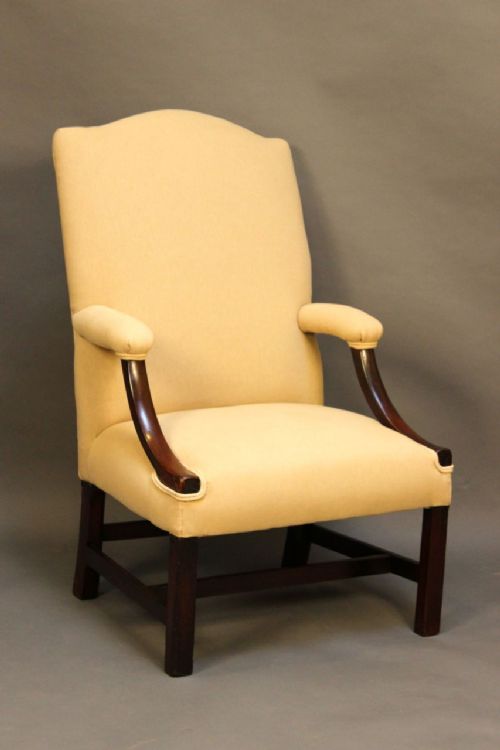 19th Mahogany Gainsborough Chair