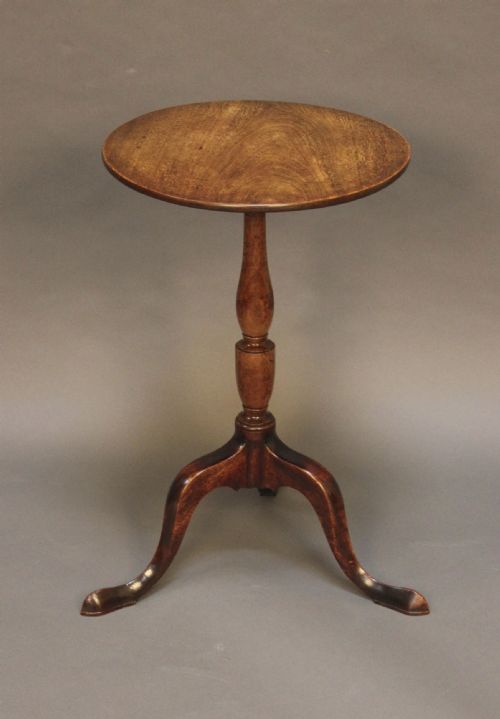 A Georgian Mahogany Tripod Wine Table