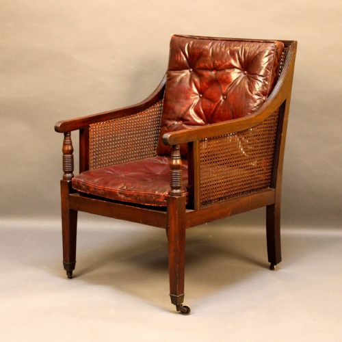 Regency Bergere Library Chair