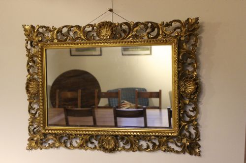 Pair of 19th Gilded Mirrors