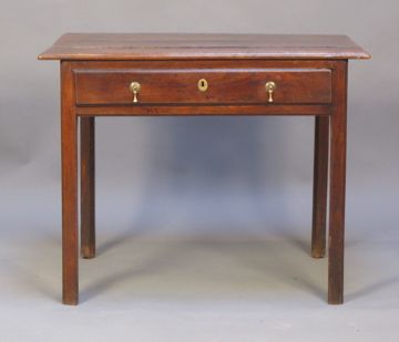 18thc Oak Single Drawer Side Table