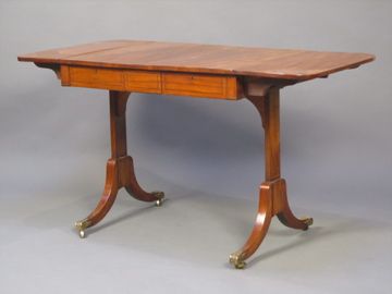 Regency Mahogany & Rosewood Sofa Table