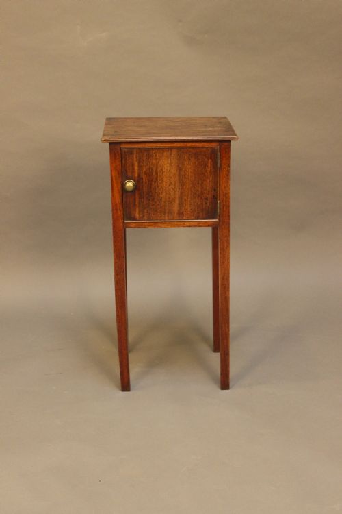 A 19thc Mahogany Bedside Table