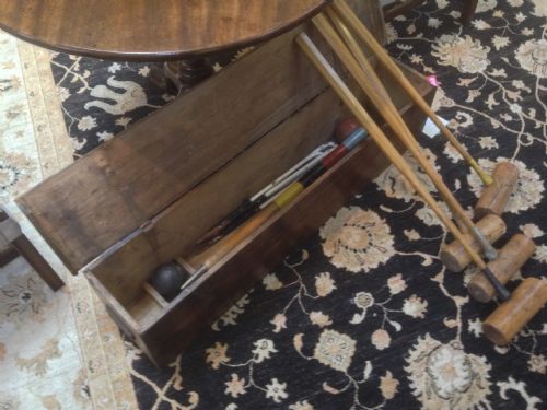 A Boxed Croquet Set by Slazenger of London