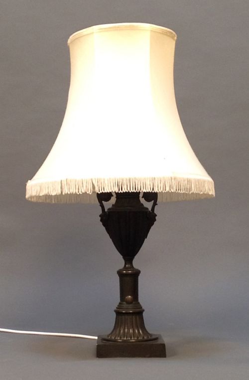 19thc. Urn Lamp Stand