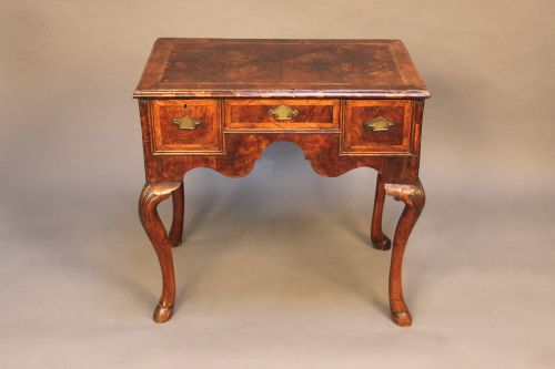 Rare George 1st Lowboy in Yew Wood