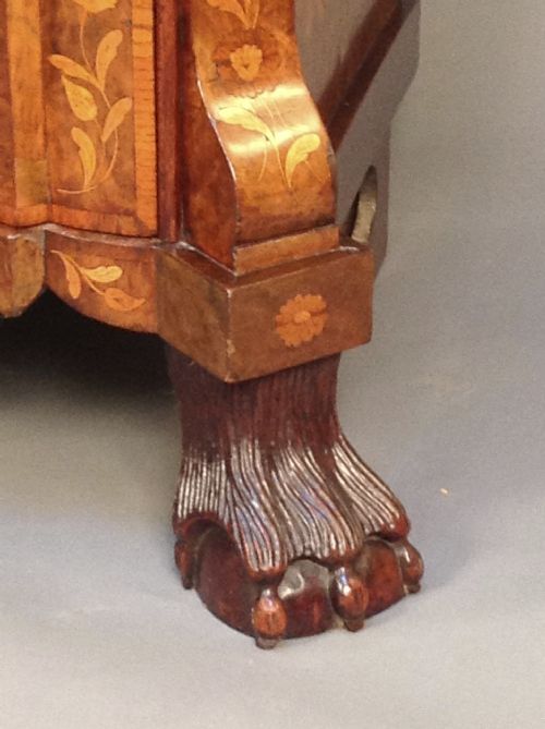 19THC WALNUT MARQUETRY CABINET ON CHEST - ADDITIONAL PHOTO 2
