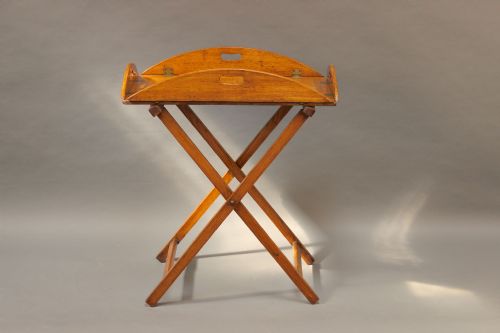 19thc Oak Butlers Tray on Stand
