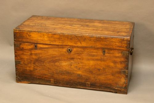 19thc Camphor Wood Chest