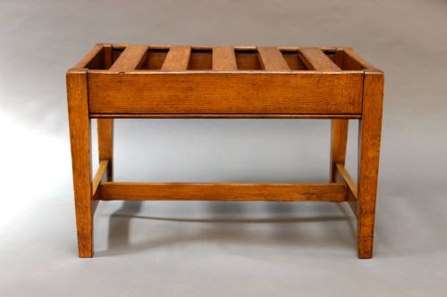 19thc Oak Luggage Rack