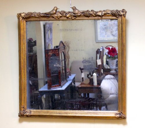 An Early 19thc Gilt Framed Mirror