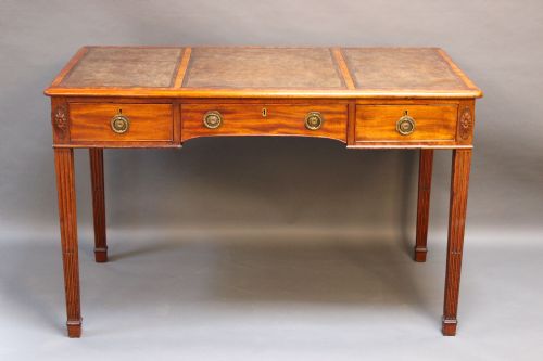 19thc Mahogany Writing/dressing Table