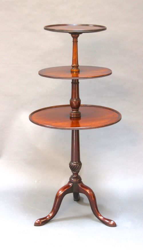 George III Mahogany Dumb Waiter