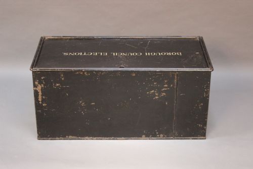 A Metal Deed Box/coffee Table