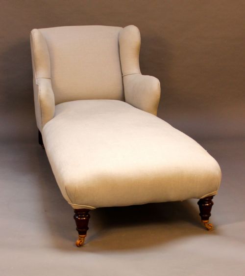 Regency Mahogany Chaise Long or Day Bed