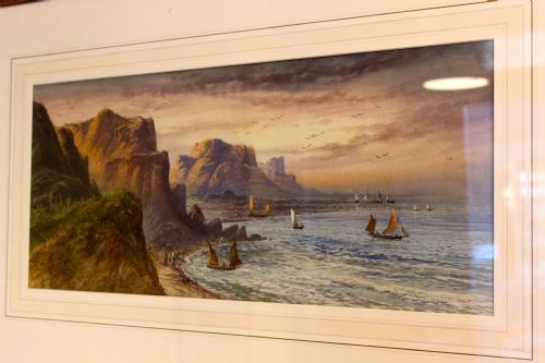 Coastal View Watercolour By
george Leonard Lewis
