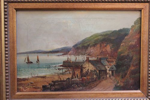 Coastal View Oil on Canvas
by a H Vickers