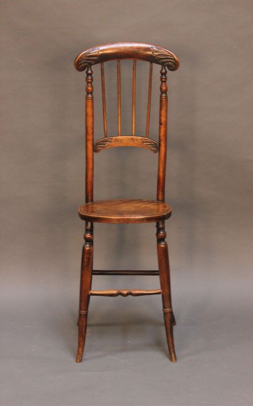 19thc. Beechwood/rosewood Correction Chair