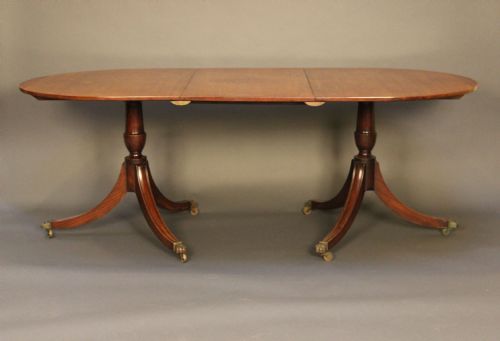 Late 19thc. Mahogany “D” End
dining Table
