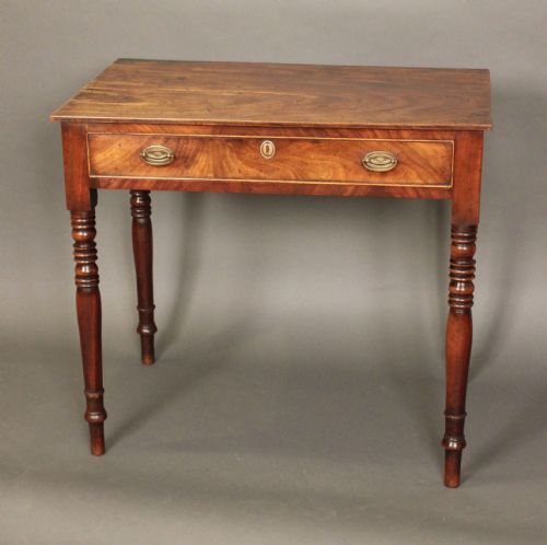 Early 19thc. Mahogany Single Drawer
side Table