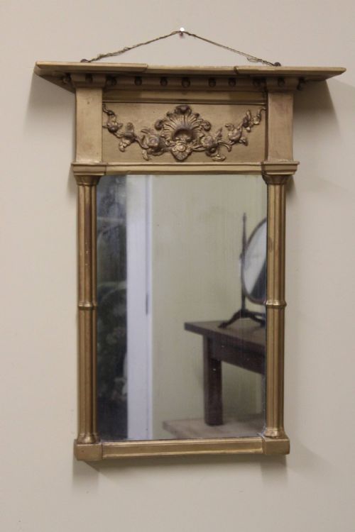 19thc. Gilded Pier Mirror