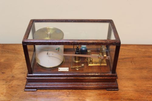 Early 20thc. Barograph by Selfridge, London