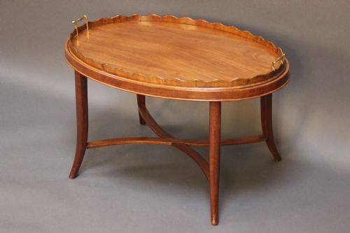 Regency Oval Tray on Later Stand