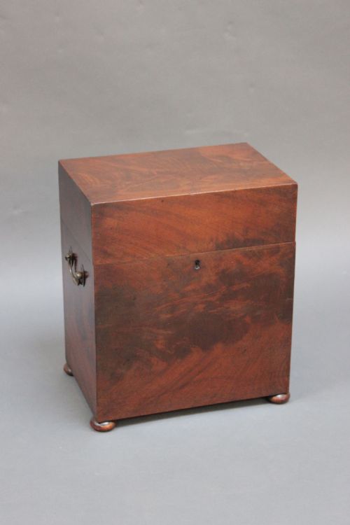Early 19thc. Mahogany Cellarette Chest