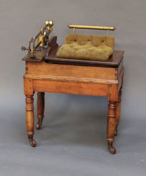 Set of 19thc. Oak Jockey Weighing Scales