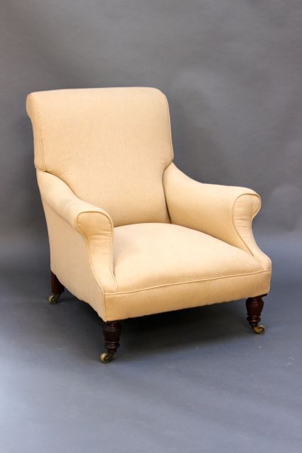 19thc. Howard Style Armchair