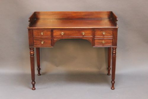 19thc Regency Mahogany Dressing/writing
table