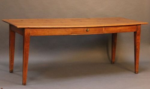 19thc Pine Long Refectory Table