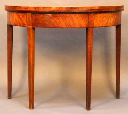 Regency Mahogany Card Table