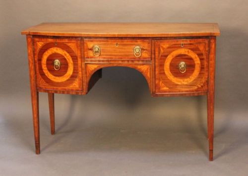 Georgian Mahogany Bow Fronted Sideboard