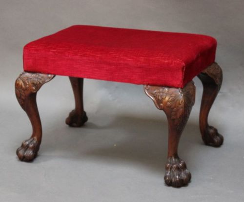 19thc. Walnut Stool