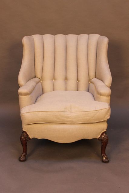 A Wonderful 19thc Wing Back Armchair