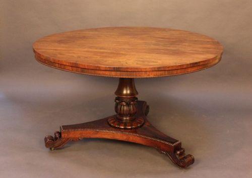 A Regency Rosewood Breakfast Table