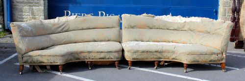Pair of 19thc "Howard" Sofas