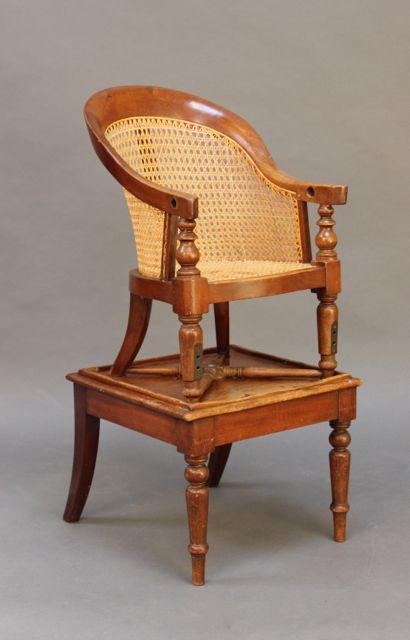 Regency Caned Metamorphic Childs High Chair