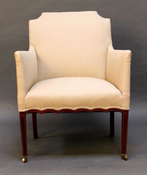 Late 19thc Mahogany Armchair