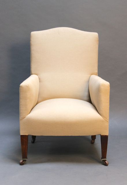 19thc Mahogany Small Armchair
