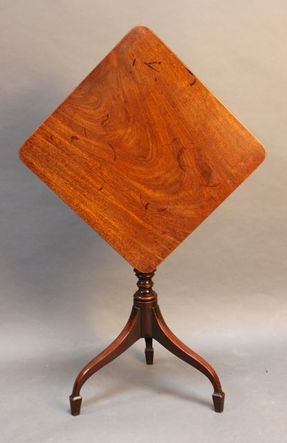 19thc Mahogany Tripod Table
