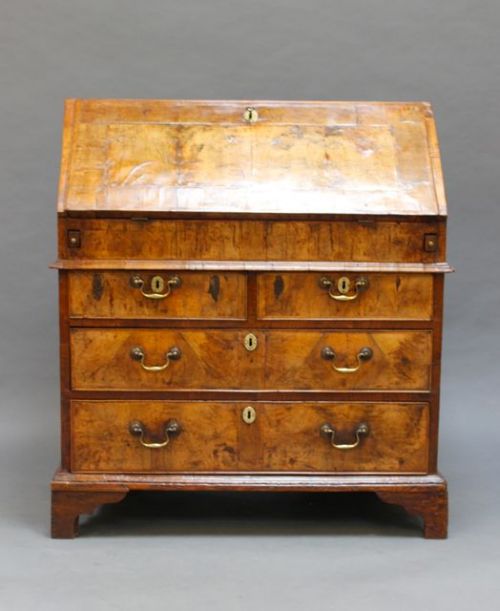 Wonderful 18thc Walnut Bureau