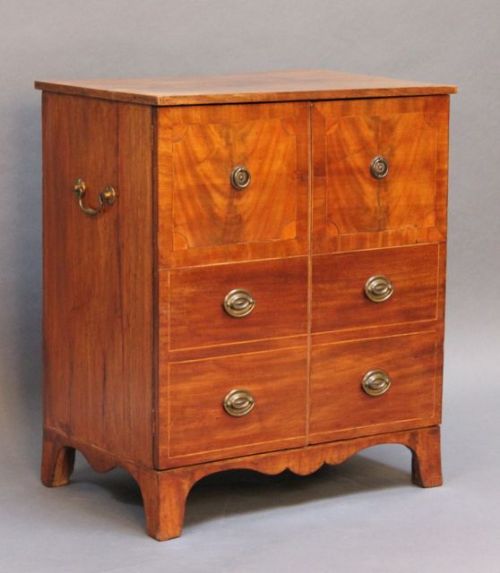 19thc Mahogany Commode Chest