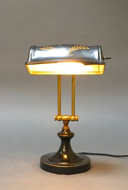 Early 20thc French Desk Lamp