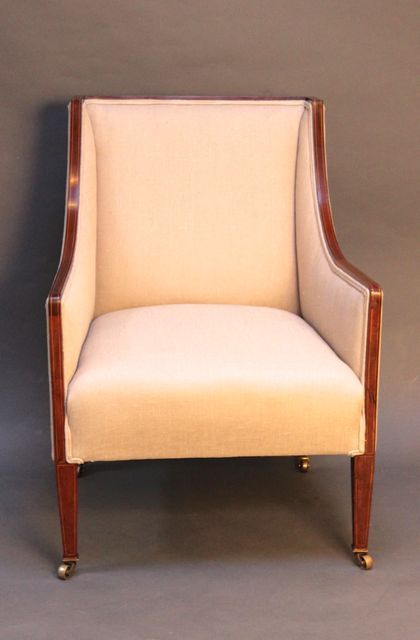 Edwardian Mahogany Armchair