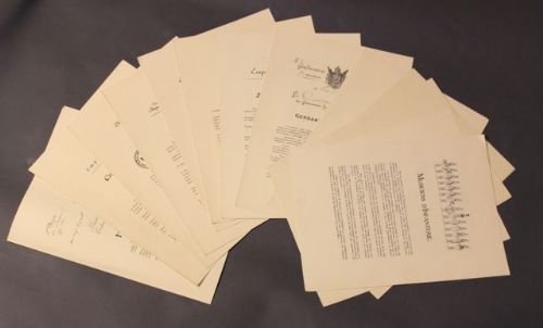 Set of Regimental Prints