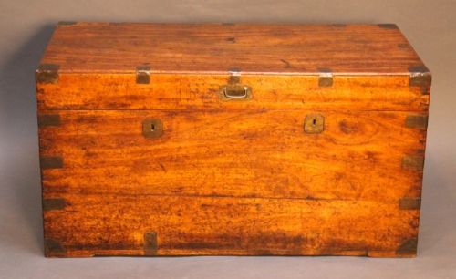 Late 19thc Camphor Wood Chest